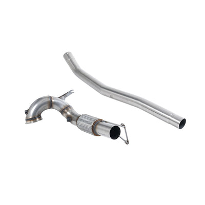 Milltek Large-bore Downpipe and De-cat Exhaust Volkswagen Arteon 2.0TSI 280PS 4Motion (North American Non Valved / Downturn Tips) 22-25-Manifolds, Decats & Sports Cats-carbonizeduk