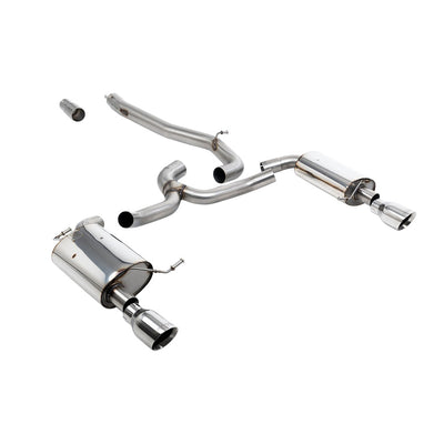 Milltek Cat Back Exhaust Volkswagen Golf Mk7 1.8TSI Alltrack 4Motion 16-21-Exhaust System-carbonizeduk