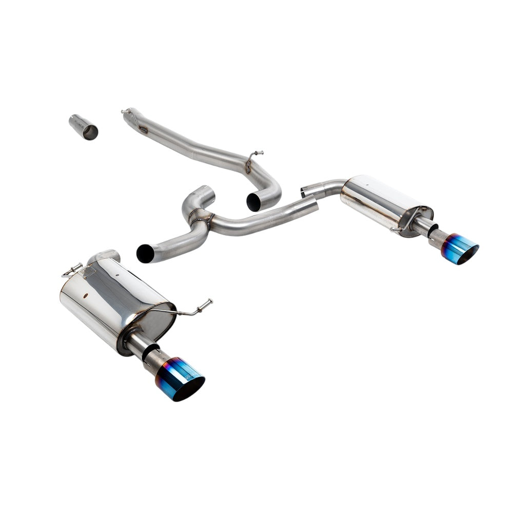 Milltek Cat Back Exhaust Volkswagen Golf Mk7 1.8TSI Alltrack 4Motion 16-21-Exhaust System-carbonizeduk