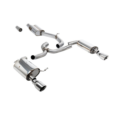Milltek Cat Back Exhaust Volkswagen Golf Mk7 1.8TSI Alltrack 4Motion 16-21-Exhaust System-carbonizeduk