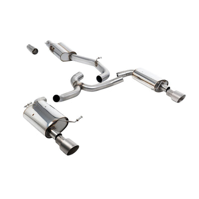 Milltek Cat Back Exhaust Volkswagen Golf Mk7 1.8TSI Alltrack 4Motion 16-21-Exhaust System-carbonizeduk