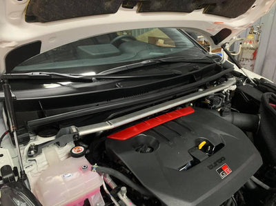 SUMMIT & Swave Polished Front Upper Strut Brace for Toyota Yaris GR-Toyota-Airtec-carbonizeduk