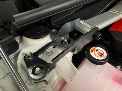 SUMMIT & Swave Polished Front Upper Strut Brace for Toyota Yaris GR-Toyota-Airtec-carbonizeduk