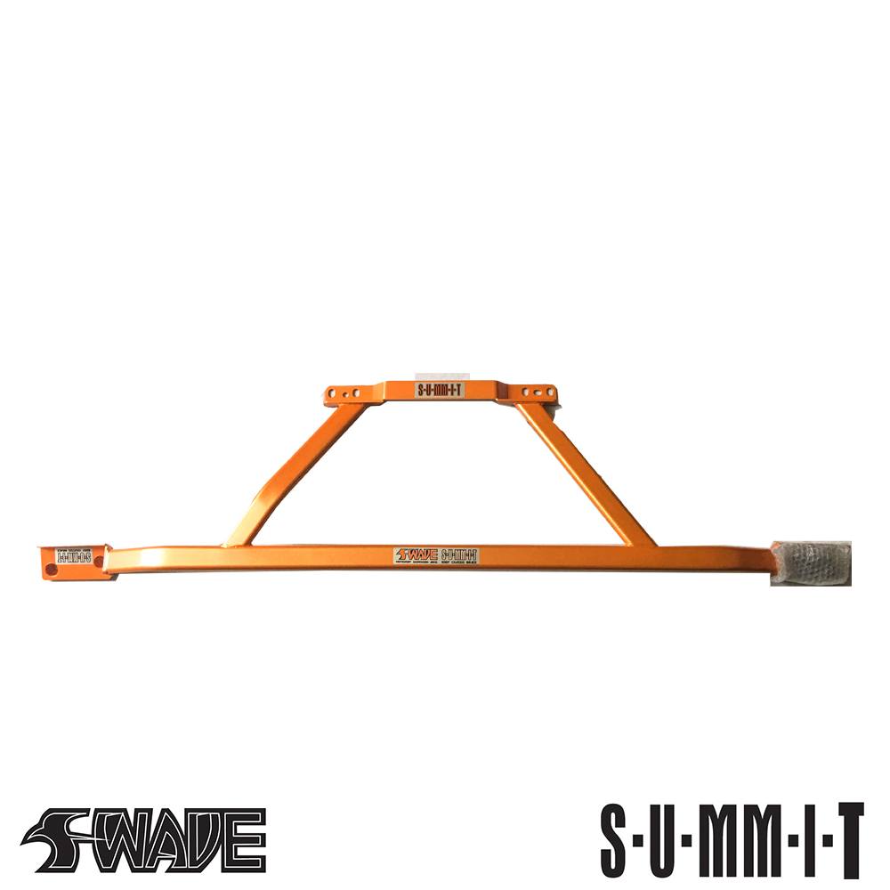 SUMMIT Rear Lower Big 6-Point Back Exhaust Tunnel Body Chassis & Subframe Axle Bush Tie Bar Brace for VW Golf MK7 GTI 2013 Onwards V-G7-005-Volkswagen-Airtec-carbonizeduk