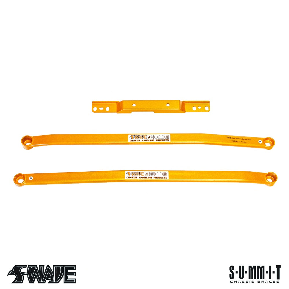 SWAVE & SUMMIT Mid Lower V Type Bar Set VW Golf GTI & R MK8-Volkswagen-Airtec-carbonizeduk