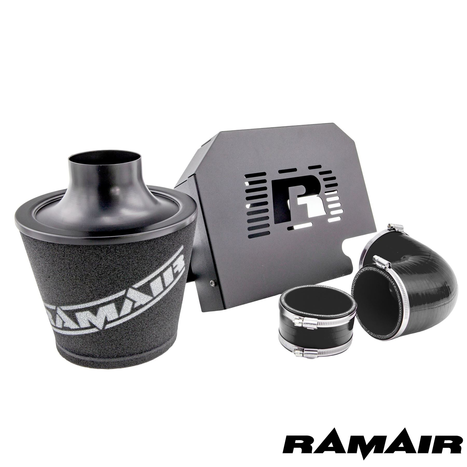Performance Foam Induction Kit for MK2 Focus ST with ECU Holder - Black Hoses-Intake Kits-carbonizeduk