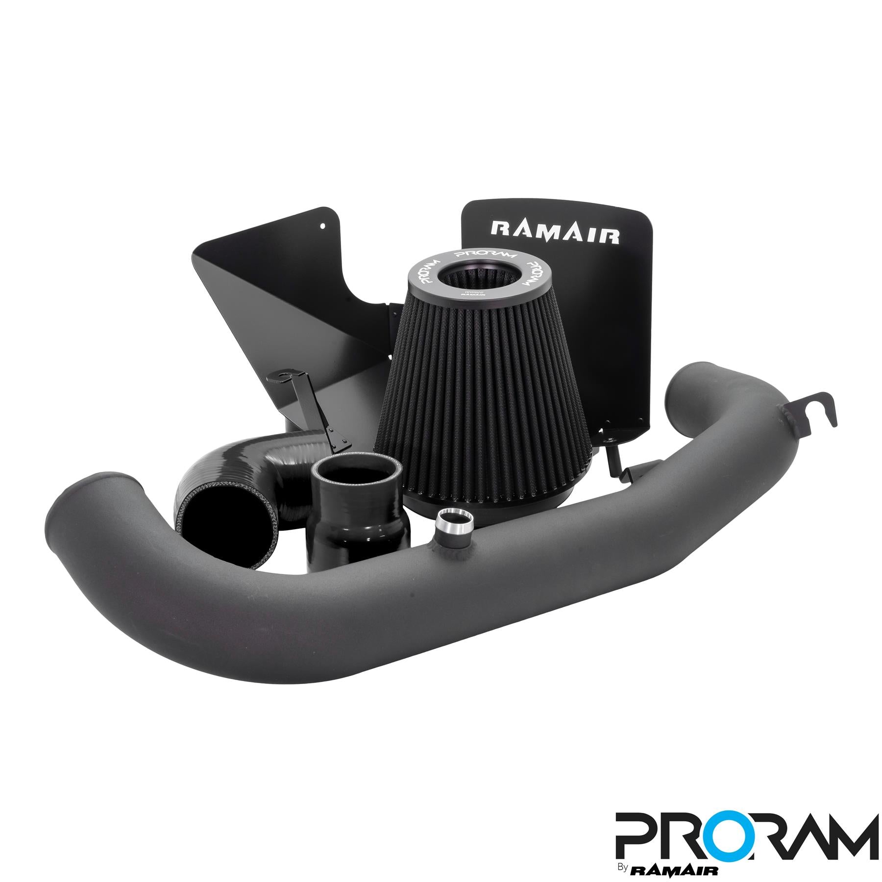 Performance Pleated Induction Kit for 2.3 Ecoboost MK3 Ford Focus RS - Black Hose-Intake Kits-carbonizeduk