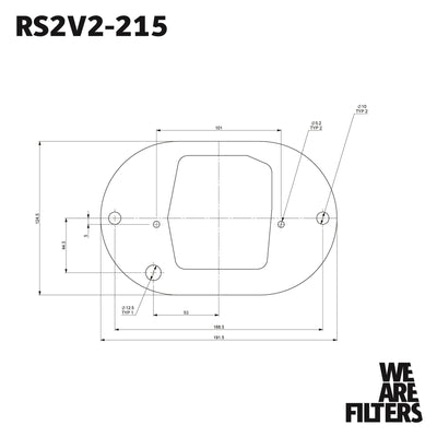 Carburettor Foam Air Filter with Baseplate to fit Weber 32/34 DFT - 65mm Internal Height-Filters-carbonizeduk