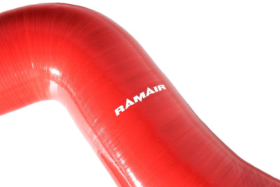 Ramair Foam Direct Panel Air Filter & Intake Hose for MK7 Ford Fiesta ST - Red-Filters-carbonizeduk