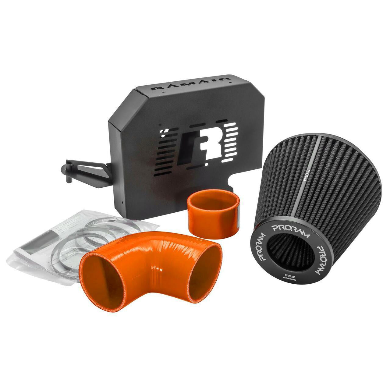 PRORAM Performance Induction Kit Orange Focus ST 225 With ECU holder Ramair-induction kit-carbonizeduk