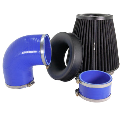 Performance Pleated Induction Kit for MK2 Focus ST - Blue Hoses-Intake Kits-carbonizeduk