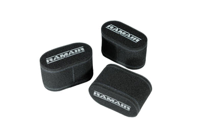 Carb Sock Foam Air Filters 3x 115mm - Tall-Filters-carbonizeduk