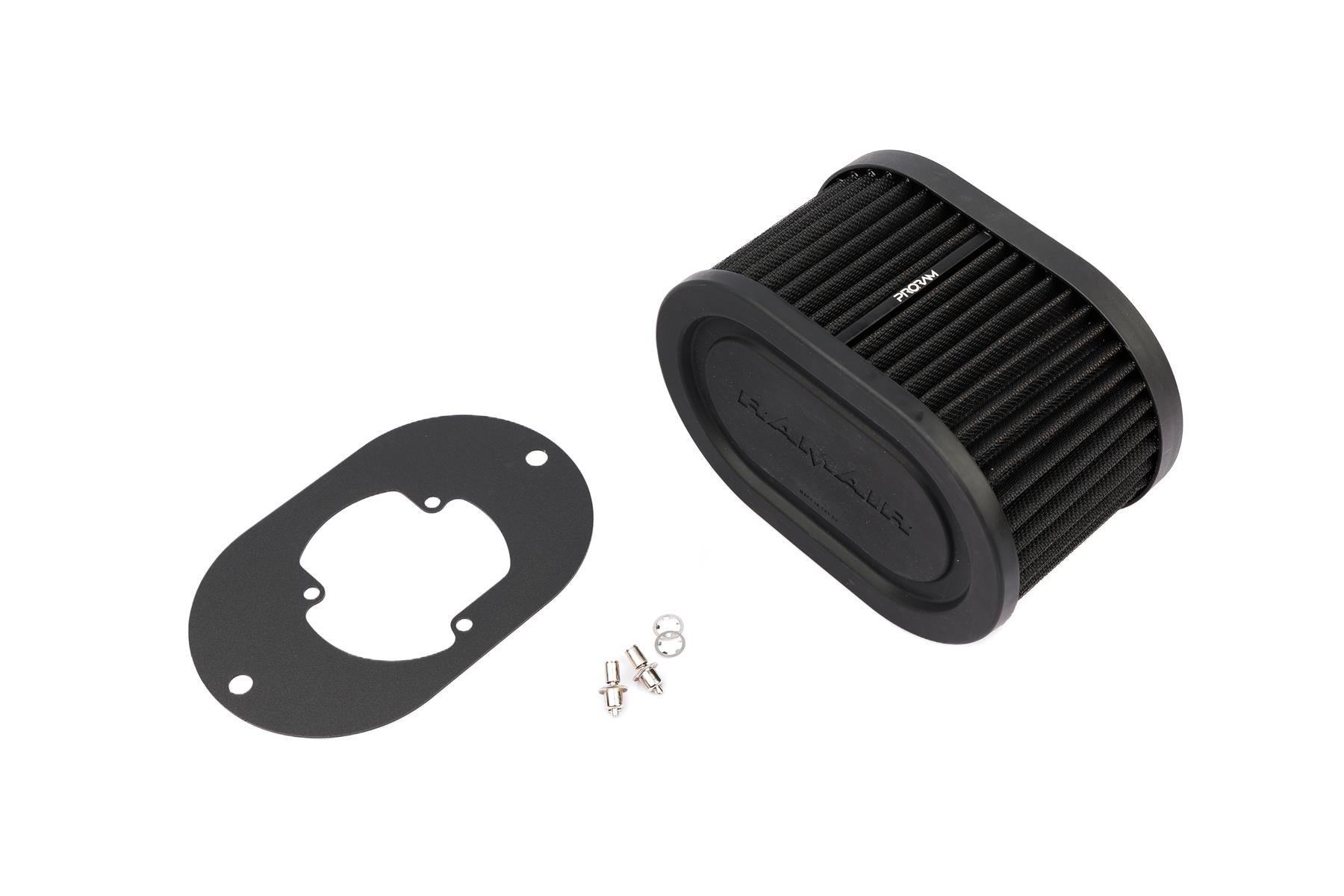 Pleated Carburettor Air Filter Baseplate to fit Pierburg 2B2, 2B4, 2B5 - 100mm-Filters-carbonizeduk
