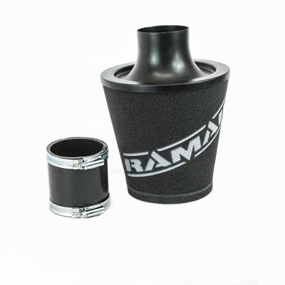 Ramair Foam Jet Stream Medium Cone Air Filter 70mm (2.75inch) with Silicone Coupler-Filters-carbonizeduk