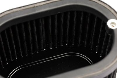 Pleated Carburettor Intake Air Filter Baseplate to fit SU HS6 Mini Offset 100mm-Filters-carbonizeduk