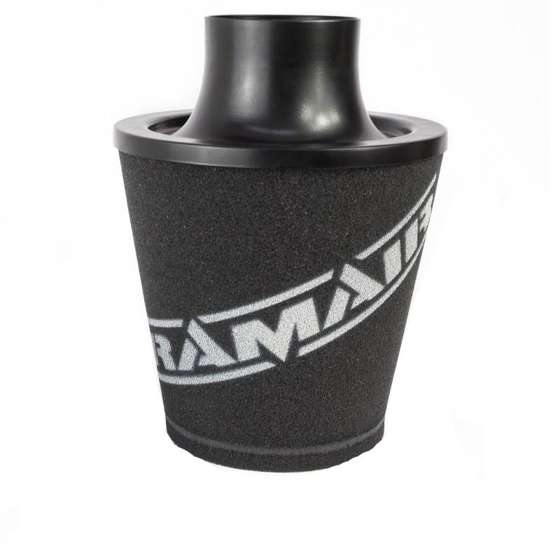 Ramair Foam Performance Universal Cone Small Intake Filter Coupler - 90mm (3.5inch) Black-Filters-carbonizeduk