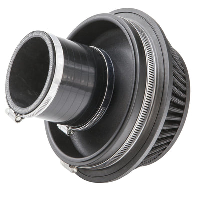 Ramair Pleated 80mm (3.1inch) ID Neck Small Cone Air Filter with Velocity Stack and Coupling-Filters-carbonizeduk