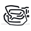 Pro Hoses 11-Piece Auxiliary Hose Kit for Escort Cosworth - Large Turbo T35-Ford-Airtec-carbonizeduk