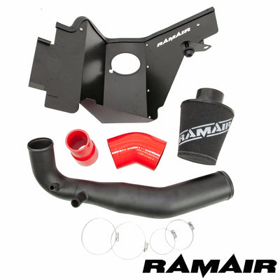Performance Foam Induction Kit for 2.3 Ecoboost Ford Mustang - Red Hose-Intake Kits-carbonizeduk