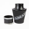 Ramair Foam Jet Stream Medium Cone Air Filter 100mm (3.9inch) OD Black with Silicone Coupler-Filters-carbonizeduk