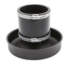 Ramair Pleated 102mm (4inch) ID Neck Large Cone Air Filter with Velocity Stack and Coupling-Filters-carbonizeduk
