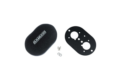 Domed Carb Air Filter & Baseplate to fit Weber 40 IDF - 40mm Internal Height-Filters-carbonizeduk