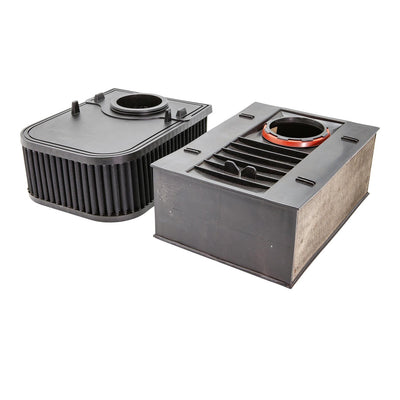 ProRam PPF-9859-2 - Pair of Porsche Replacement Pleated Air Filters-intake pipework-carbonizeduk