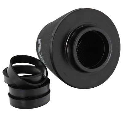 Ramair Foam 70 - 90mm (2.75inch - 3.5inch) ID Neck Polymer Base Neck Cone Air Filter with Reducing Rings-Filters-carbonizeduk