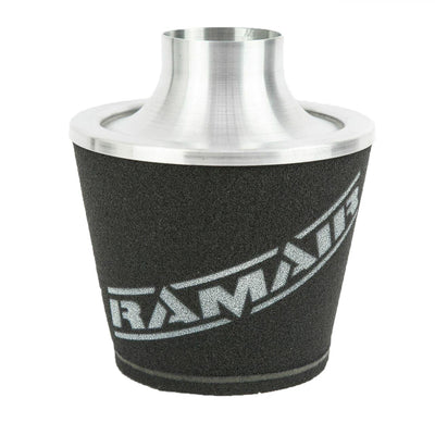 Ramair Foam Performance Universal Cone Air Large Filter Coupler - 80mm (3.1inch) Silver-Filters-carbonizeduk