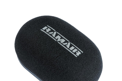 Domed Carb Air Filter & Baseplate to fit Dellorto 40 DHLA - 100mm Internal Height-Filters-carbonizeduk