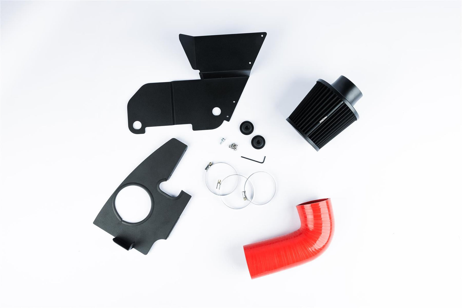 Performance Pleated Induction Kit for 2.0 TSI TFSI MK6 GTI - Red Hose-Intake Kits-carbonizeduk