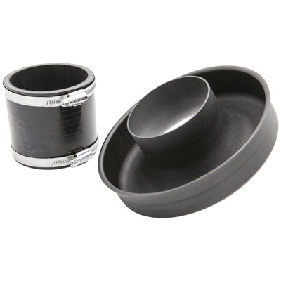 Ramair Pleated 102mm (4inch) ID Neck Large Cone Air Filter with Velocity Stack and Coupling-Filters-carbonizeduk