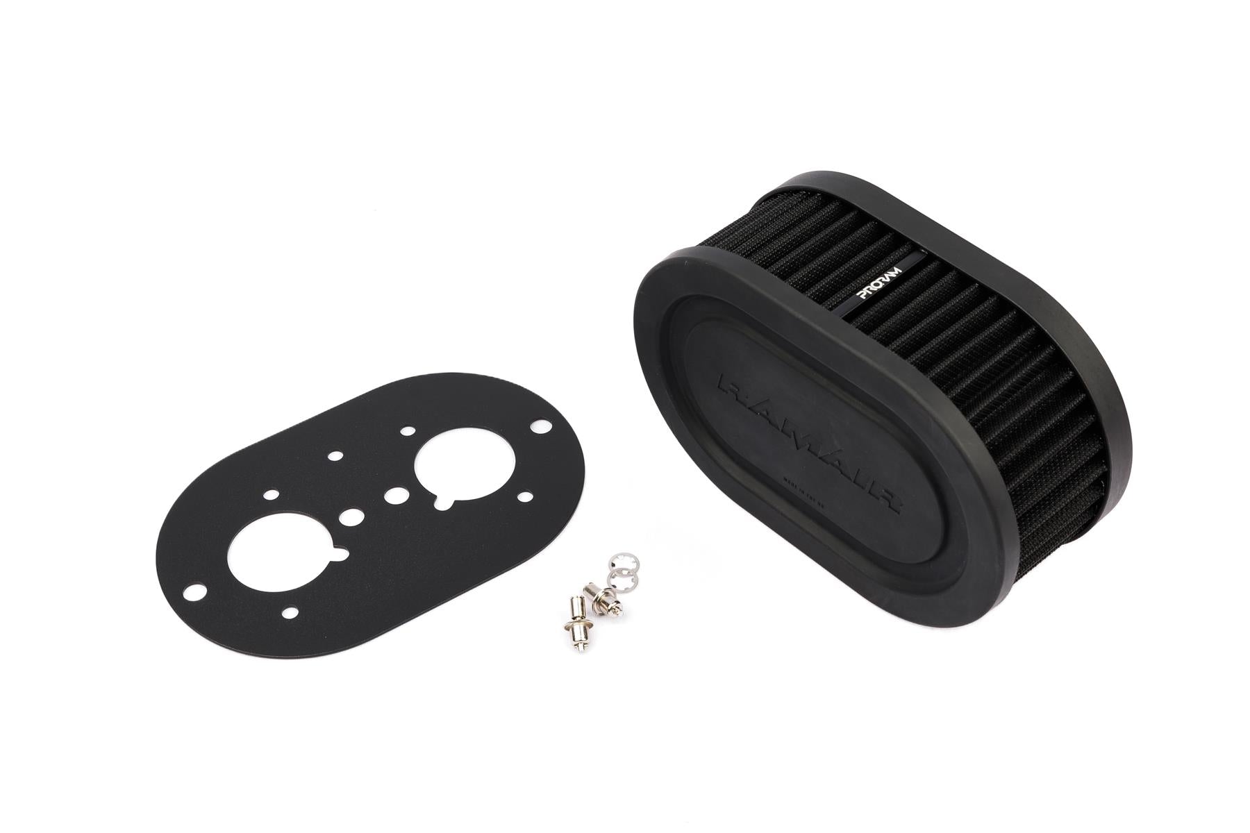 Pleated Carburettor Air Filter Baseplate to fit Weber 40 IDF -65mm Int Height-Filters-carbonizeduk