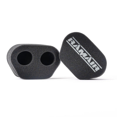 2x Twin Inlet Motorcycle Carb Sock Foam Air Filter 72mm-Filters-carbonizeduk