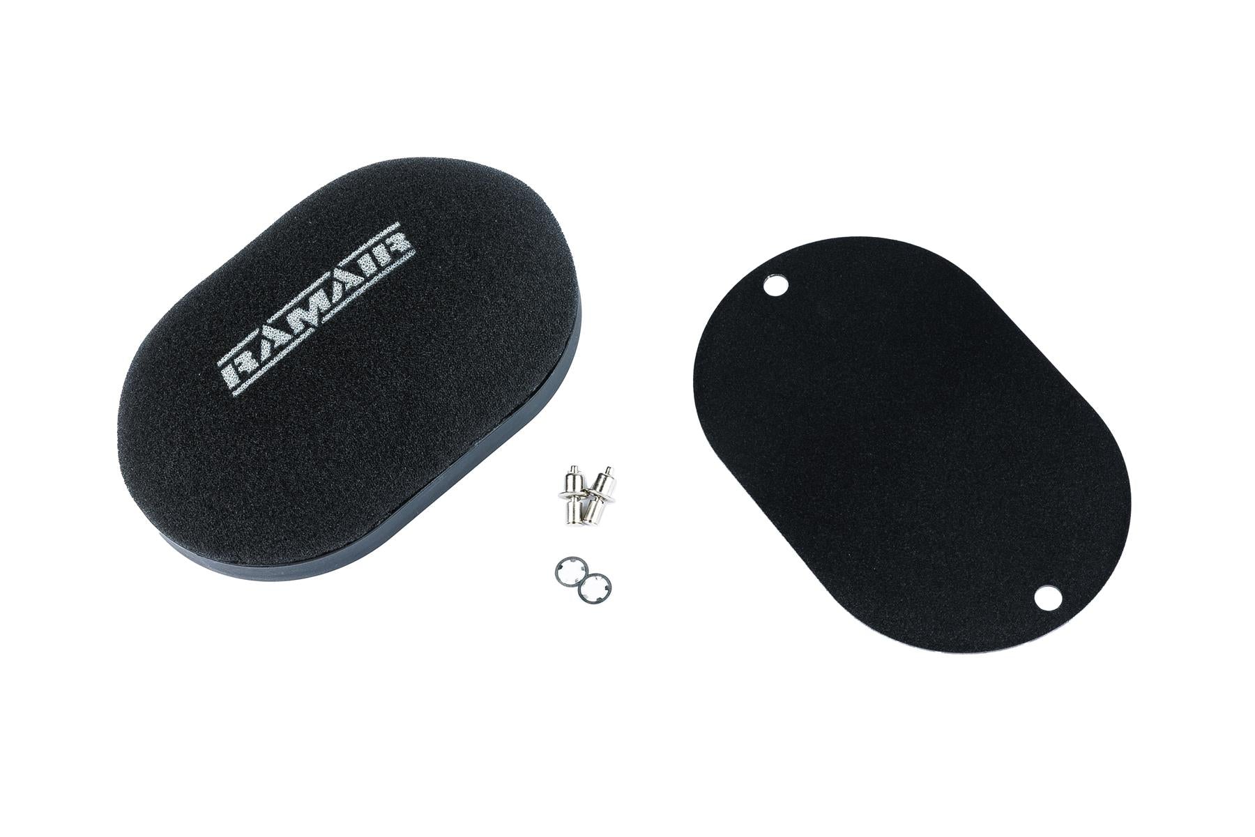 Domed Carb Air Filter & Blank Baseplate - 40mm Internal Height-Filters-carbonizeduk