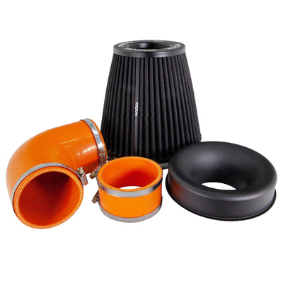 Performance Pleated Induction Kit for MK2 Focus ST - Orange Hoses-Intake Kits-carbonizeduk
