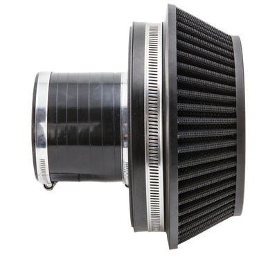 Ramair Pleated 76mm (3inch) ID Small Cone Air Filter with Velocity Stack and Coupling-Filters-carbonizeduk