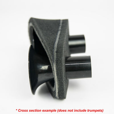 Carb Sock Foam Air Filters Caged 2x 115mm - Tall-Filters-carbonizeduk