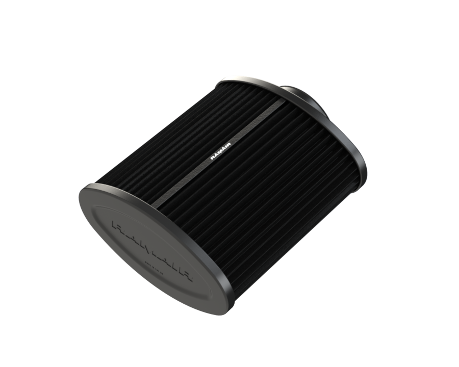 Ramair Pleated Oval Filter - 70mm ID-Filters-carbonizeduk