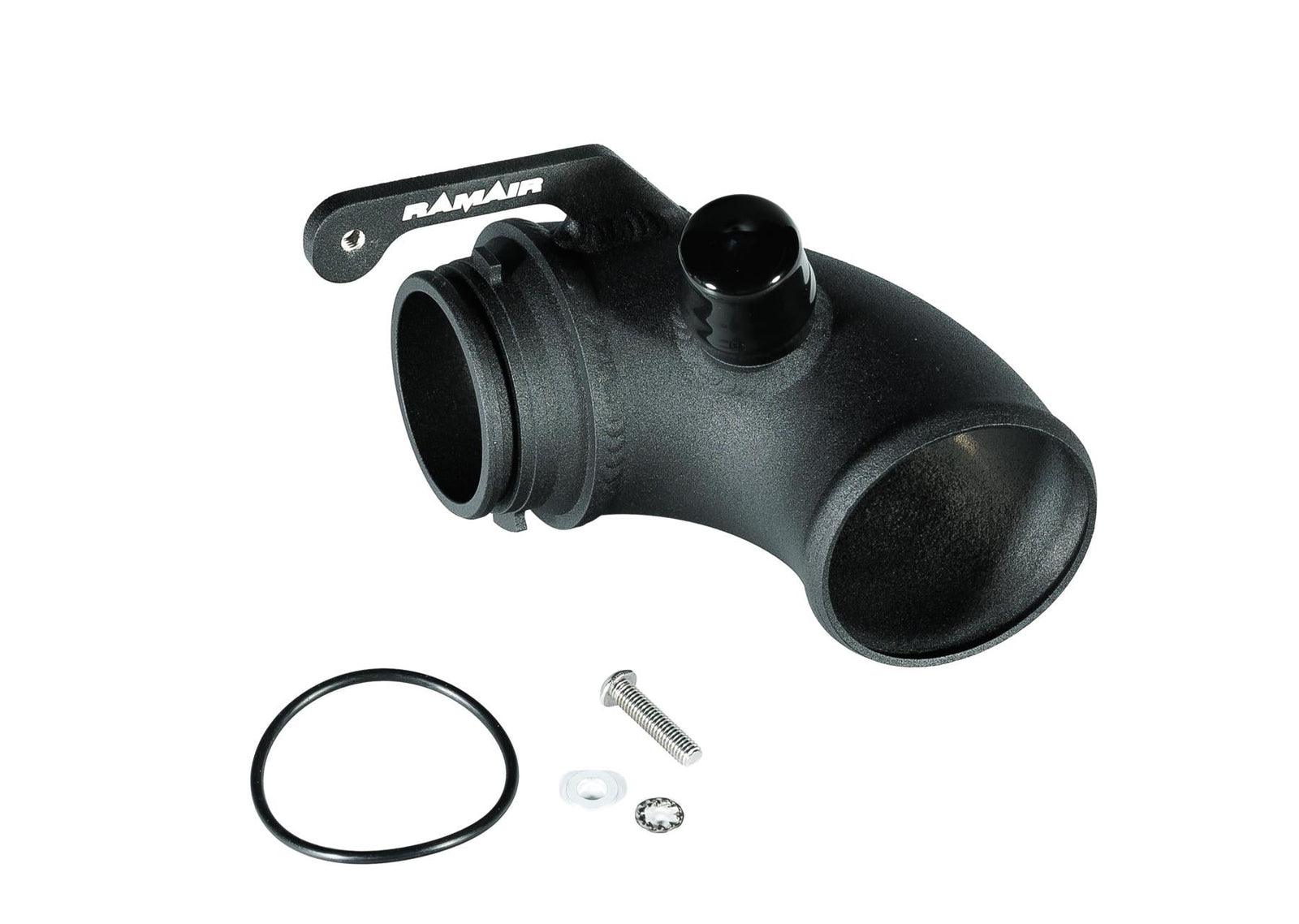TI-007-BK - Black Turbo Intake Elbow-Pipework-carbonizeduk