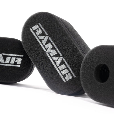 Carb Sock Foam Air Filters Caged 3x 84mm - Medium-Filters-carbonizeduk