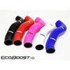 PRO HOSES INDUCTION HOSE UPGRADE FOR FIESTA 1.0 ECOBOOST WITH STAINLESS CLIPS-carbonizeduk