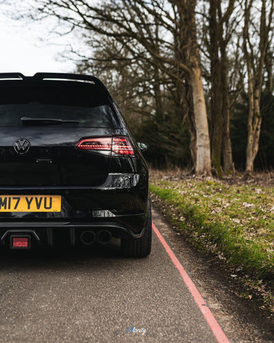 Volkswagen Golf R MK7.5 Carbon fibre F1 Rear diffuser 2017-2019 LIMITED EDITION-carbonizeduk
