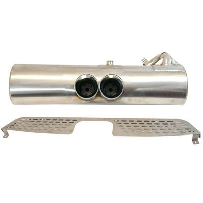 SMART FORTWO (450) 700CC CENTRE EXIT EXHAUST WITH VALANCE-carbonizeduk