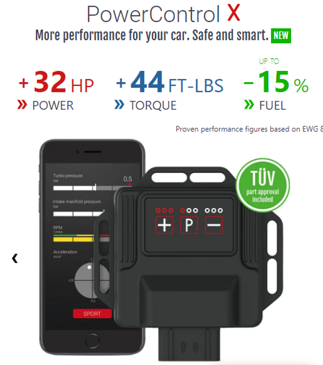 DTE Systems PowerControl X Chip Tuning Box - Volkswagen Amarok 2.0 BITDI 180 HP-carbonizeduk