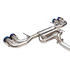 NISSAN GTR 3.5" TURBO BACK EXHAUST WITH 5 INCH TITANIUM TAILPIPES-carbonizeduk