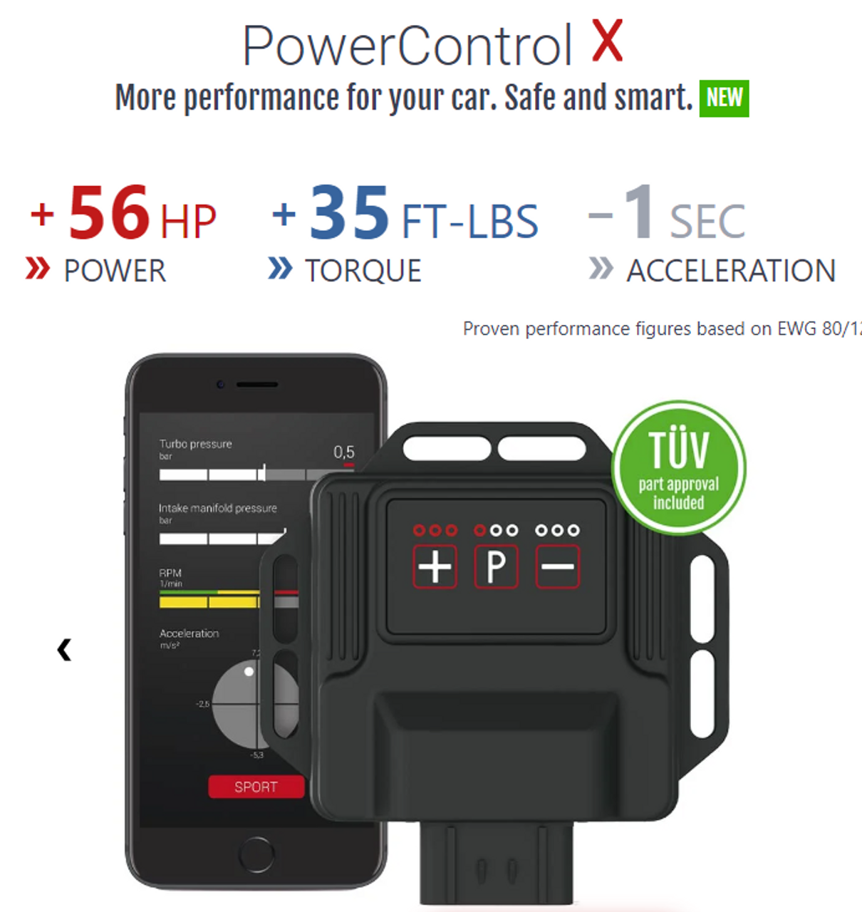 DTE Systems PowerControl X Chip Tuning Box - Volkswagen Golf GTI (MK8) 2.0 TSI 245 HP-carbonizeduk