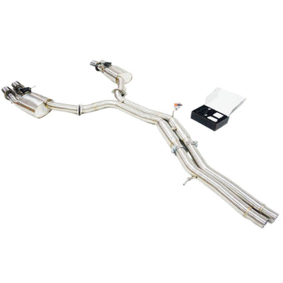 AUDI S4 B9 (3.0) VALVETRONIC CAT BACK EXHAUST-carbonizeduk