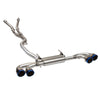 NISSAN GTR 3.5" TURBO BACK EXHAUST WITH 5 INCH TITANIUM TAILPIPES-carbonizeduk