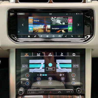 Range Rover L405 Climate Control AC Panel upgrade 10” 2012-2017 (With CD Slot)-carbonizeduk